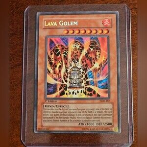 PGD-107 Lava Golem  Yu-Gi -Oh! Collectible Card  *MESSAGE ME TO MAKE A DEAL*